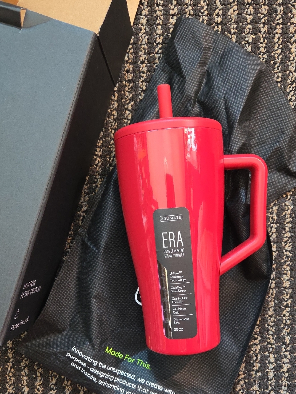BrüMate ERA 30oz Travel Tumbler - Maraschino Red